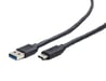 Gembird CCP-USB3-AMCM-1M cable USB USB 3.2 Gen 1 (3.1 Gen 1) USB C USB A Negro