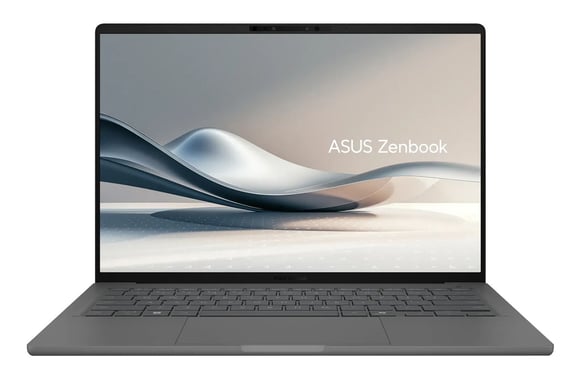 PC Portable : Zenbook A14 Snapdragon X Plus X1P-42-100 (14”) 3.2 GHz, 1 To, 32 Go, Qualcomm Adreno, Gris - AZERTY