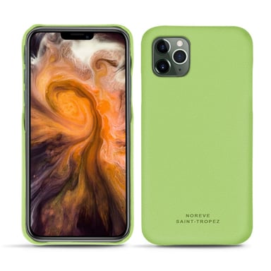 Coque cuir Apple iPhone 11 Pro Max -  - Vert - Simili cuir