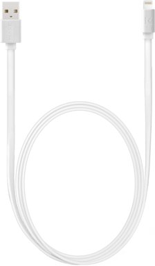 Cavo Lightning certificato MFi Apple per ricarica/sincronizzazione (1M) Bianco brillante