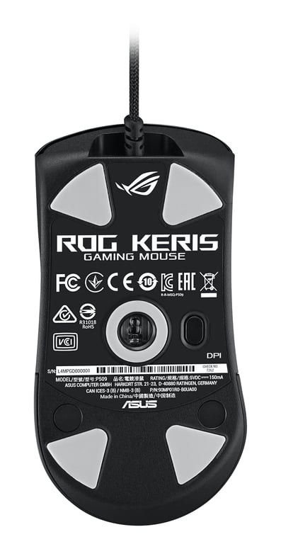 ASUS ROG Keris souris Droitier RF Wireless + USB Type-A 16000 DPI