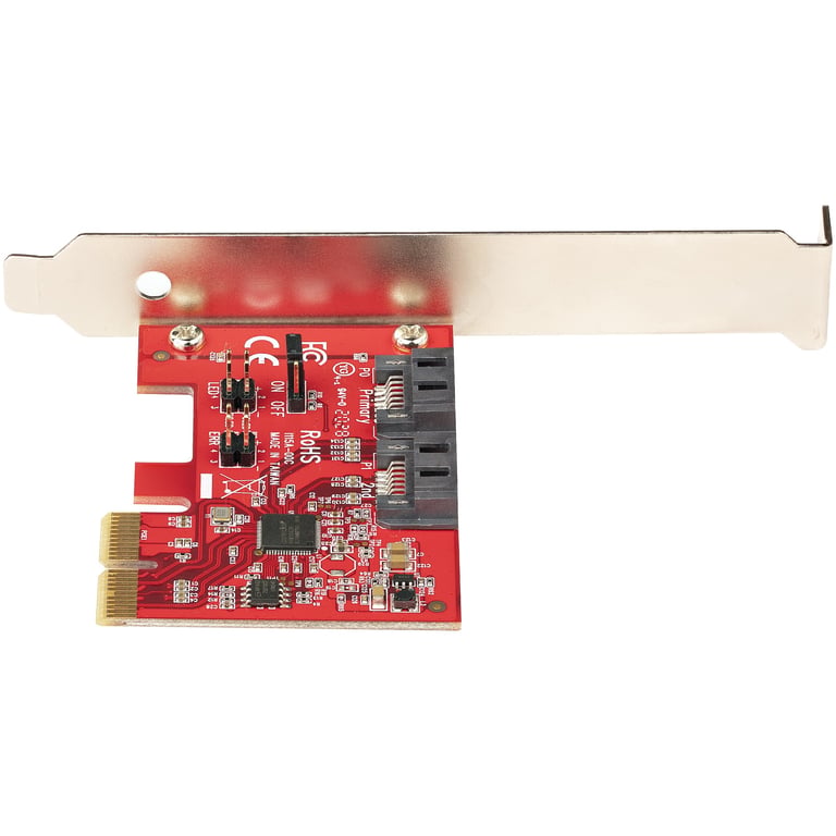 Carte PCI Express StarTech 2P6GR-PCIE-SATA-CARD – 2 Ports SATA III 6Gbps, RAID - vue 2