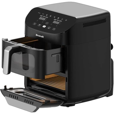 Friteuse sans huile Brandt FRIAF2V 11 L 8 programmes 1850 W Noir mat