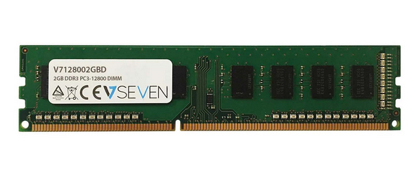 V7 2GB DDR3 PC3-12800 - 1600mhz DIMM Desktop módulo de memoria - V7128002GBD