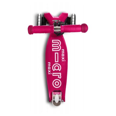 Trottinette Maxi Micro Deluxe LED Rose avec Éclairage Dynamique