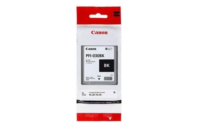 CANON SERBATOIO INCH. NERO PFI-030BK SINGOLO (55ml) 3489C001 x TA-20 TA-30 TM-240 TM-340 - Neuf