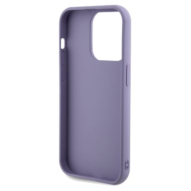 Étui Guess Sequin Script Metal pour iPhone 14 Pro Max violet