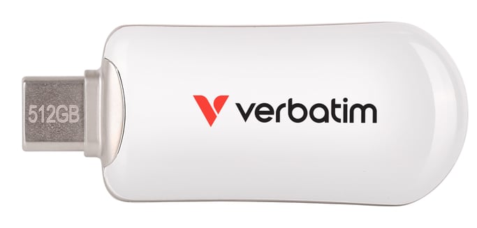 Verbatim 30231 unidad flash USB 512 GB USB Tipo C 3.2 Gen 1 (3.1 Gen 1) Blanco