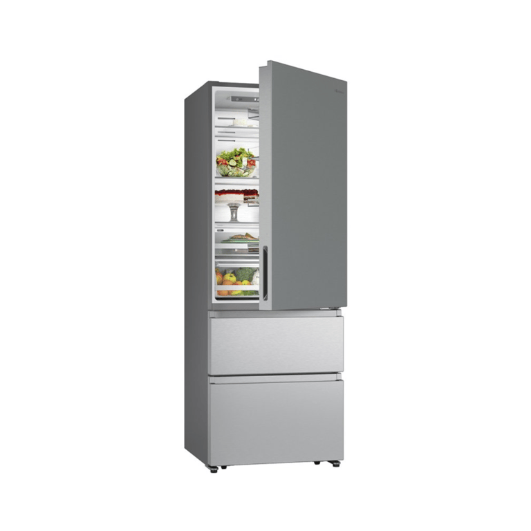Hisense Rt641n4aie Réfrigérateur congélateur Pose Libre 493 E Acier Inoxydable - vue 4