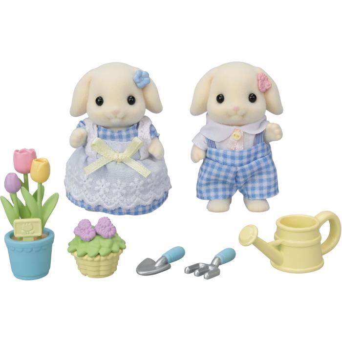 Sylvanian Families Le Frère et la Sœur Lapin Bélier 5736 - vue 6