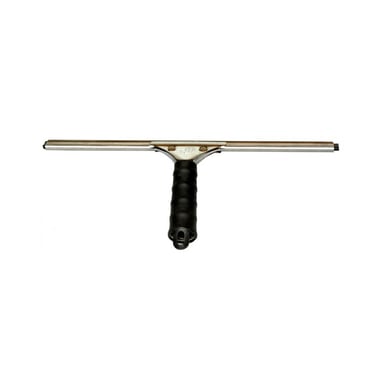 Raclette vitre complète BROSSERIE THOMAS 35 cm éléments démontables inox Manche noir / Cadre argenté