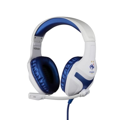 Cuffia Konix FFF con archetto cablato Play Blue, White