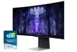 Samsung G85SB écran plat de PC 86,4 cm (34'') 3440 x 1440 pixels UltraWide Quad HD OLED Argent