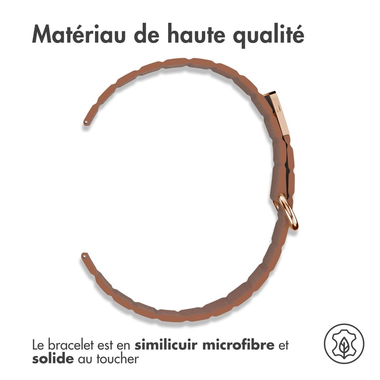Bracelet imoshion 22mm Cuir Magnétique - vue 9