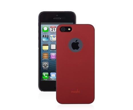 Moshi iGlaze coque de protection pour téléphones portables Housse Rouge Apple iPhone 5
