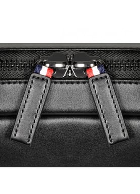 Port Designs VERSAILLES 2 maletín de cuero negro de 14 pulgadas para PC