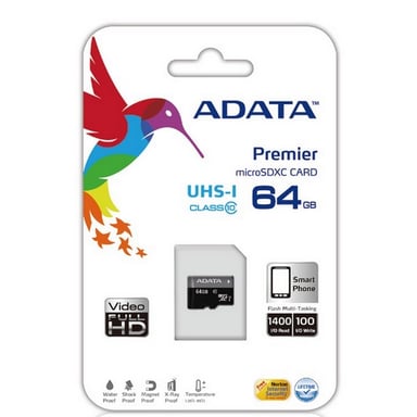 ADATA Micro SDXC 64GB MicroSDXC UHS Clase 10