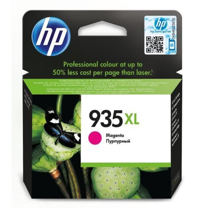 HP 935XL Cartouche d'encre magenta grande capacité authentique (C2P25AE)  pour HP OfficeJet 6230/68 - Neuf