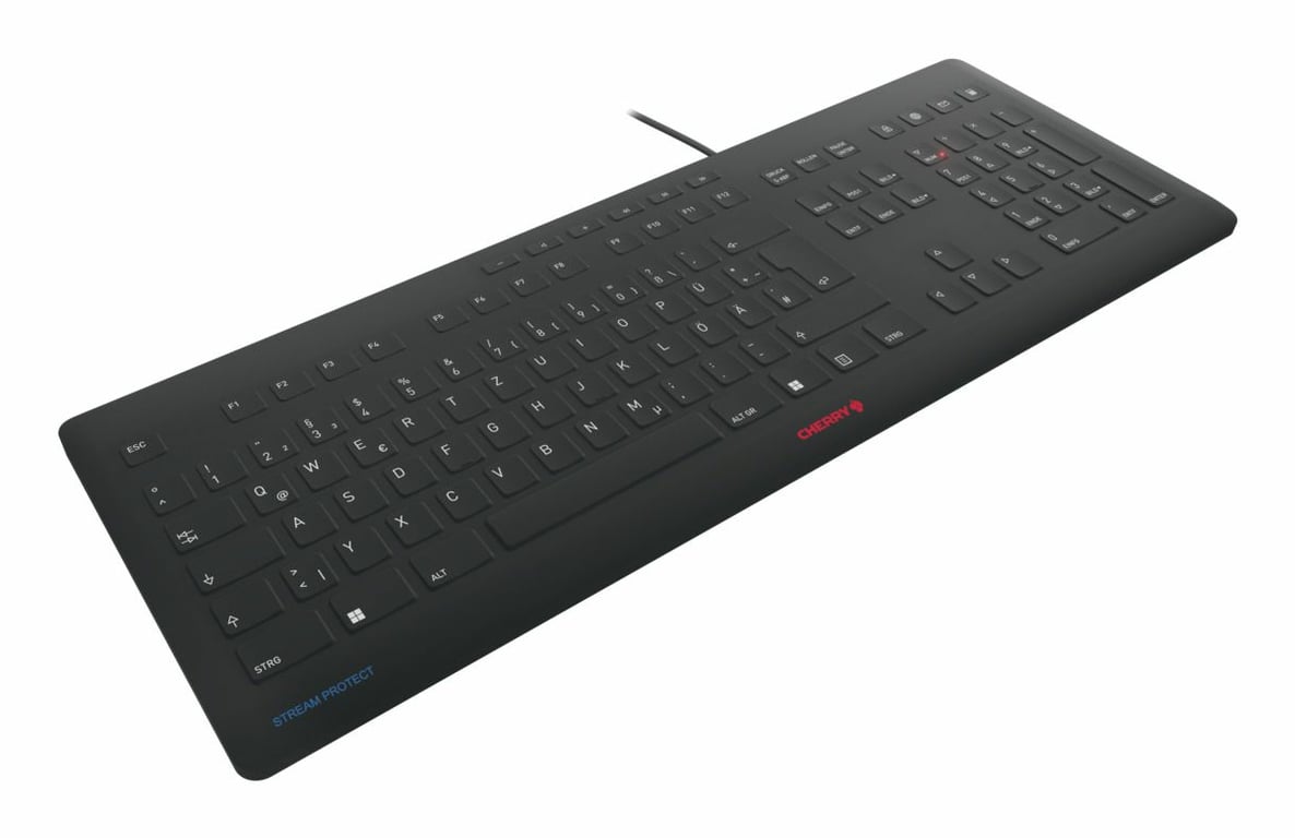 Cherry Stream Protect Corded Keyboard BE Neuf - vue 3