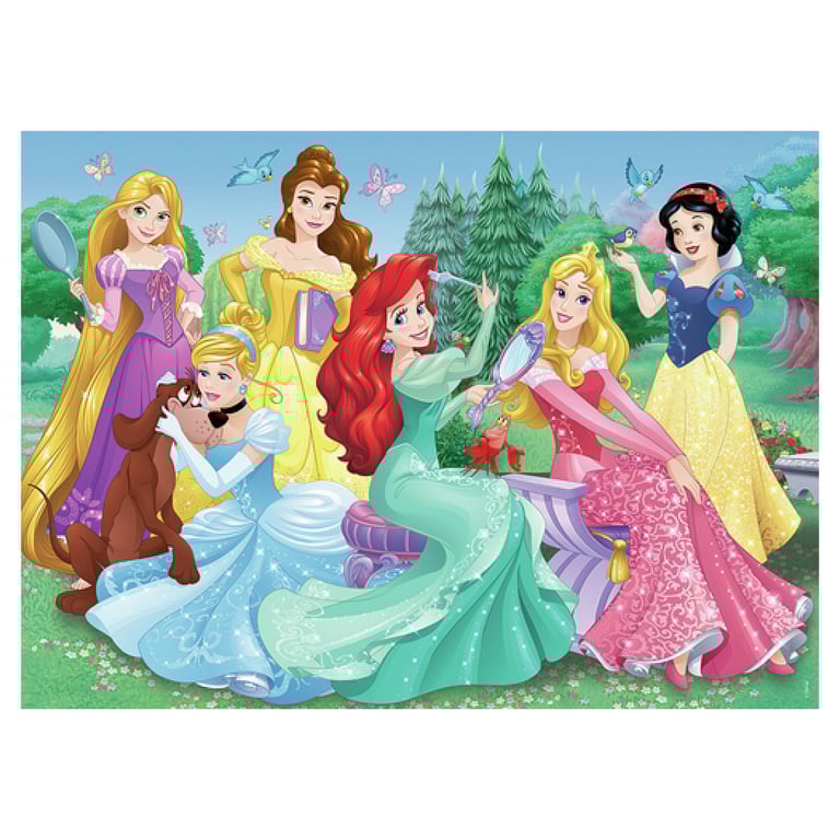 Puzzle 45 pièces : Rencontre avec les princesses Disney Ravensburger Nathan - vue 4