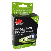 Pack UPrint compatible HP 56/HP 57 XL - Neuf