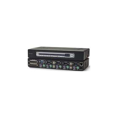 Belkin F1DA116Zea - Conmutador KVM Pro3 apilable de 16 puertos (pantalla, VGA, USB, PS/2)