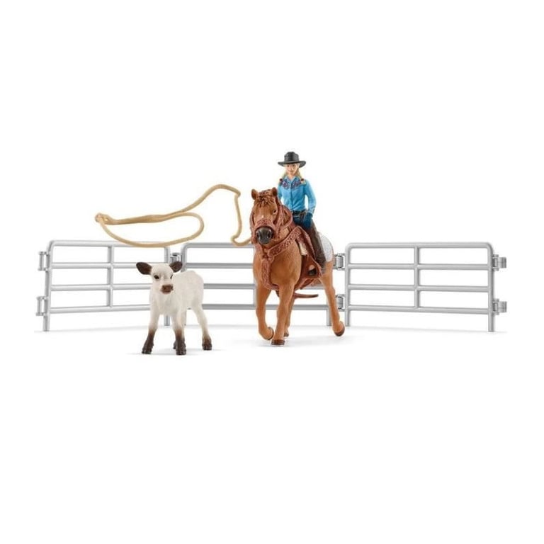 Schleich C - Equipe de Cowboy et leurs lassos - 42577 - Gamme Farm World