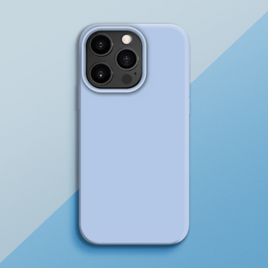 Funda antigolpes de gel de silicona suave para Apple iPhone 13 Pro, azul lila