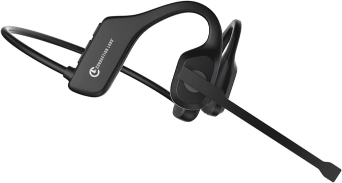 OPN Sound Chat+ Casque Audio Directionnel Ecouteur Bluetooth Oreille Libre Couplage Multipoint Micro Ajustable Professionnel Télétravail