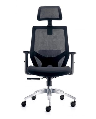 URBAN FACTORY Fauteuil ergonomique Ergo (Noir)