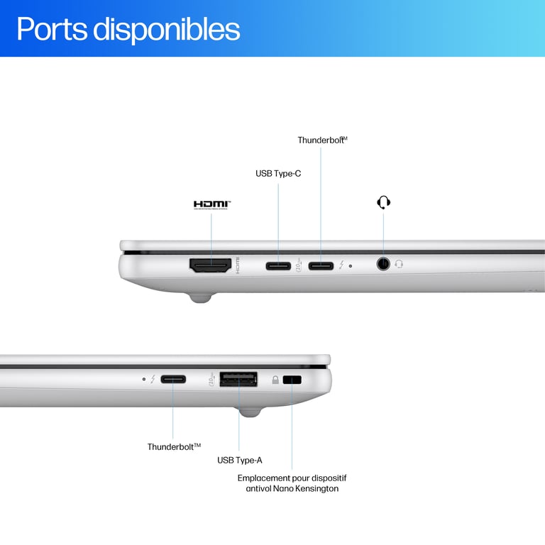 HP EliteBook X G1a AMD Ryzen AI 9 HX 375 Ordinateur portable 35 6 cm 14 Écran tactile 2.8K LPDDR5x SDRAM SSD Wi Fi 7 802.11be Windows 11 Pro Neuf - vue 4