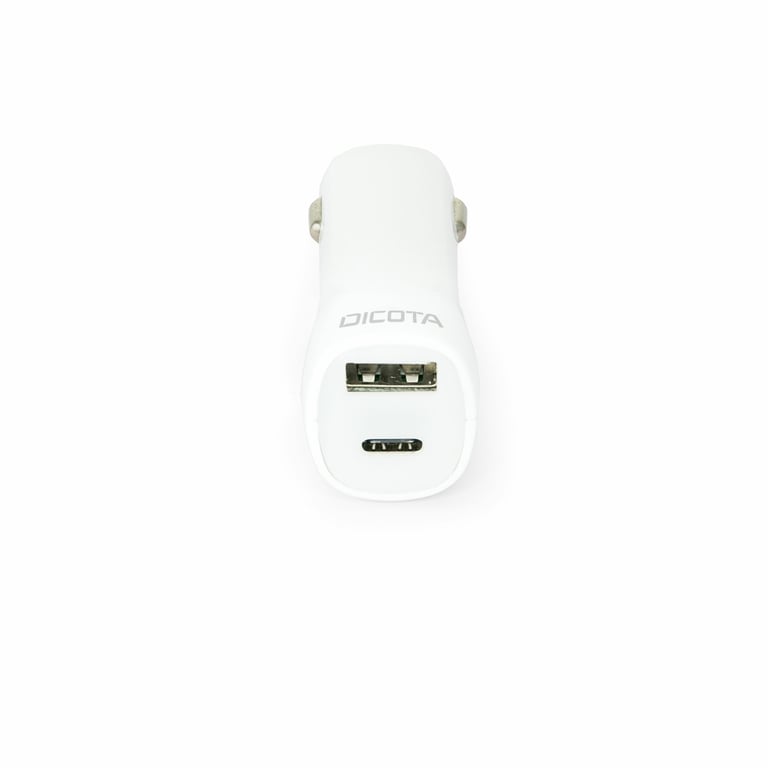 DICOTA D31469 chargeur d'appareils mobiles Ordinateur portable, Tablette Blanc Allume-cigare Auto
