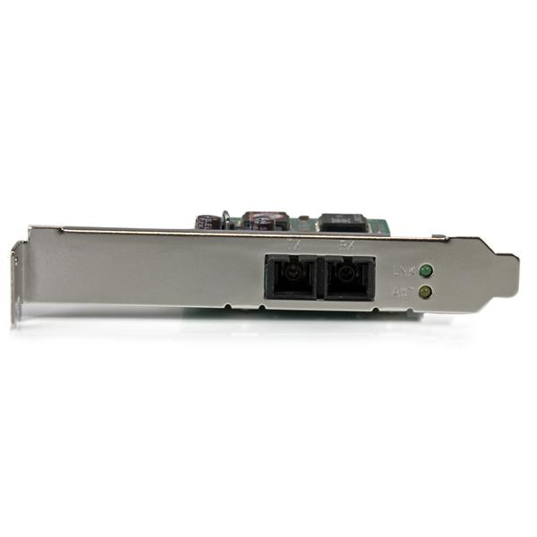 StarTech.com Carte réseau PCI Express à 1 port fibre optique Gigabit Ethernet Multimode SC Adaptateur NIC PCIe Neuf - vue 2
