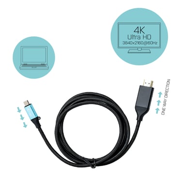 i-tec Cavo HDMI USB-C Adattatore 4K / 60 Hz 150 cm