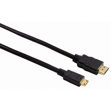 Cable HDMI de alta velocidad, HDMI A macho - HDMI C (Mini) macho, Ethernet, 0,5 m