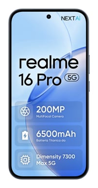 realme 16 Pro 17,2 cm (6.78'') SIM doble 5G 8 GB 512 GB 6500 mAh Gris