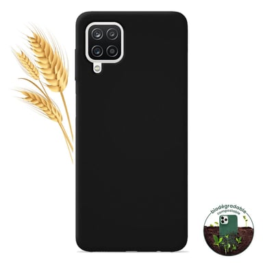 Coque silicone unie Biodégradable Noir compatible Samsung Galaxy A12 5G