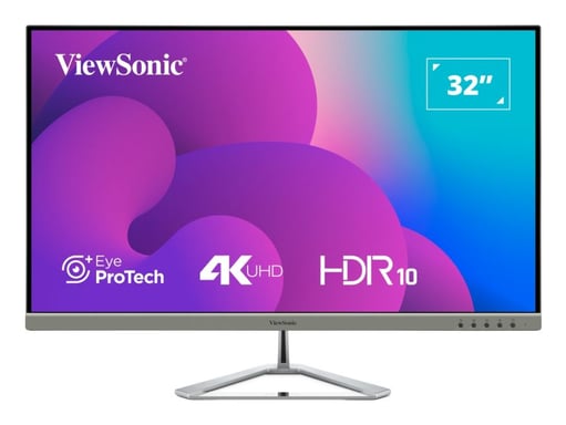 Viewsonic Serie VX VX3276-4K-mhd Display LED 81,3 cm (32'') 3840 x 2160 pixel 4K Ultra HD Argento