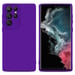 Coque pour Samsung Galaxy S22 ULTRA en FLUID VIOLET FONCÉ Housse de protection Étui en silicone TPU flexible