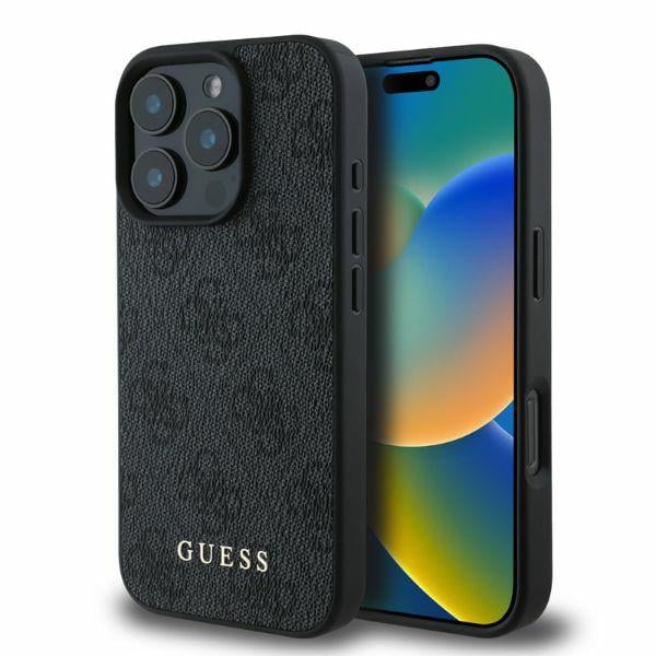 Guess Étui pour iPhone 16 Pro Max 6.9 noir étui rigide 4G Classic - vue 4