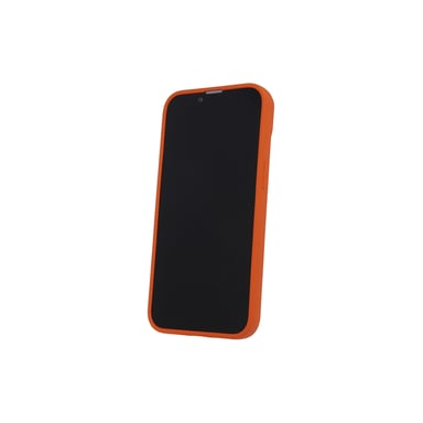JAYM - Coque Silicone Orange pour [ APPLE IPHONE 14 ] - 100% Silicone et Microfibre - Renforcée et Ultra Doux