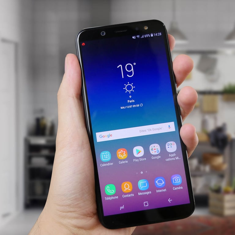 Écran LCD Samsung Galaxy A6 Bloc Complet Tactile Original Samsung Neuf - vue 4