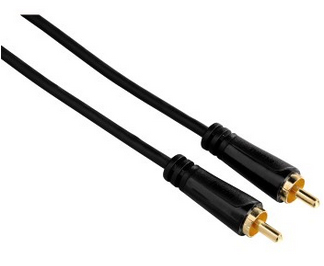 Hama 1.5m RCA m/m cavo audio 15 m Nero