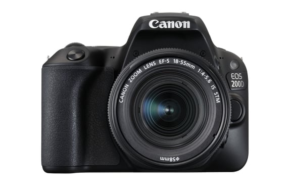 Canon EOS 200D + EF-S 18-55mm 4.0-5.6 IS STM Kit d'appareil-photo SLR 24,2 MP CMOS 6000 x 4000 pixels Noir