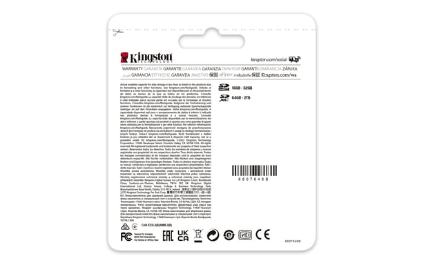 Tecnologia Kingston 32 GB Canvas React Plus SDHC UHS-II 300R/260W U3 V90 per Full HD/4K/8K