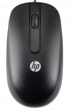 Ratón HP (Ratón óptico USB con cable HP negro - QY777AA)