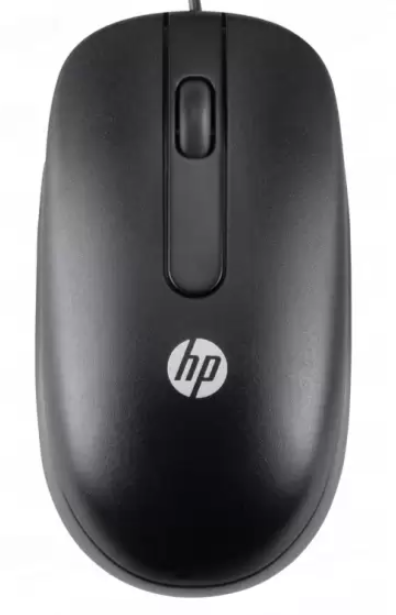 Ratón HP (Ratón óptico USB con cable HP negro - QY777AA) - Nuevo