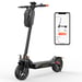 isinwheel T4 Monopattino elettrico con certificazione ABE, batteria da 1000 W 48 V 12,5 Ah, monopattino per adulti fuoristrada da 10 pollici con controllo tramite app