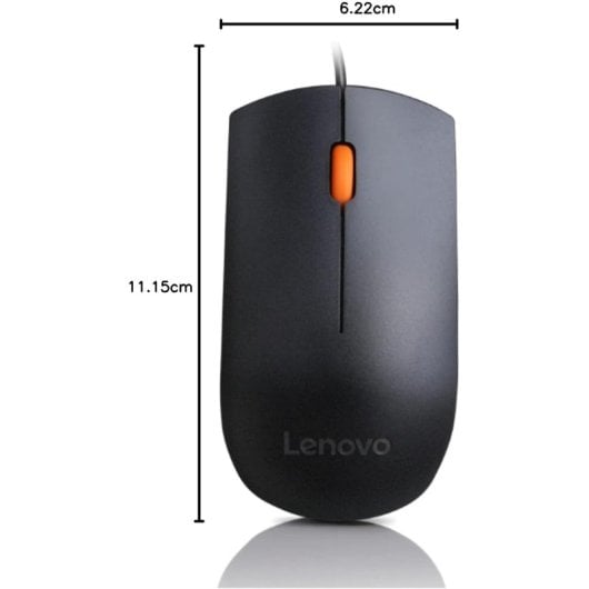 Lenovo GX30M39704 souris Bureau Ambidextre USB Type-A Optique 1600 DPI - Neuf