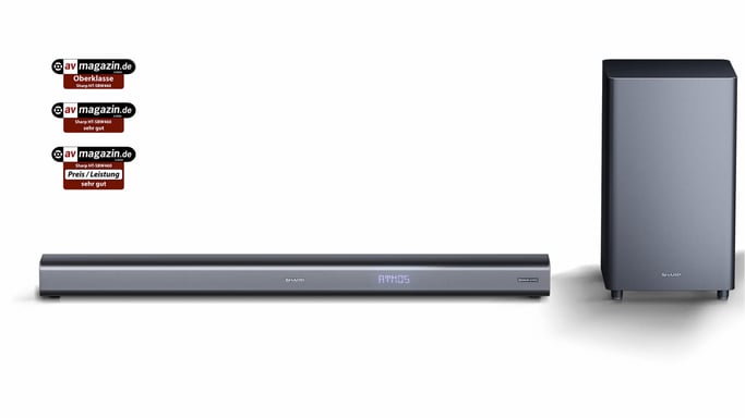 Sharp HT-SBW460 haut-parleur soundbar Métallique 3.1 canaux 440 W